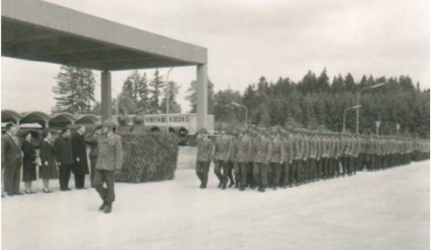 The first swearing-in in Pfullendorf on February 23, 1961